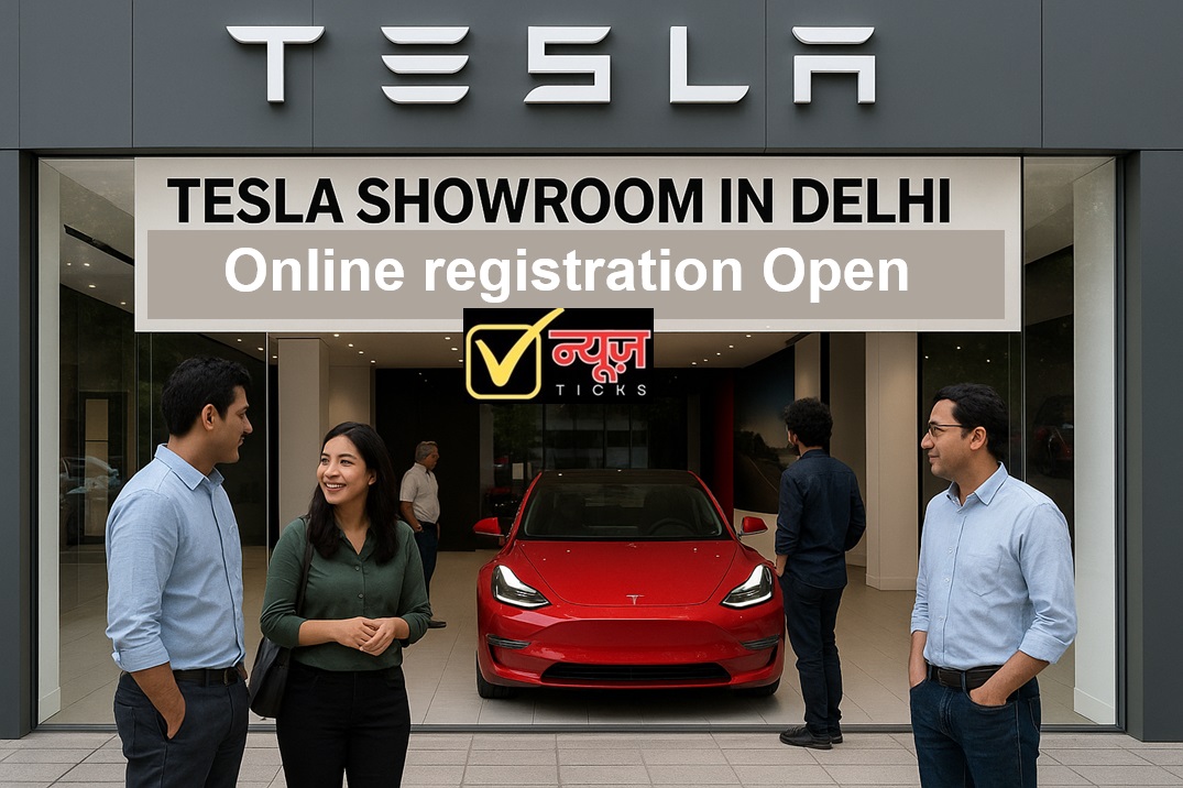 Tesla Showroom in Delhi