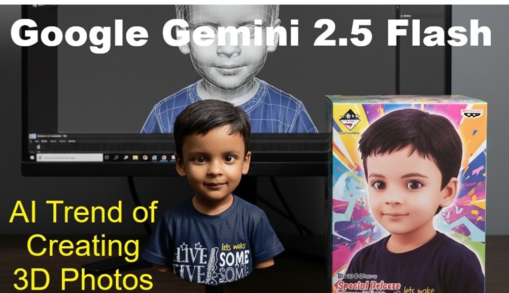 Google Gemini Flash: New Trend of Creating 3D Photos Goes Viral on Social Media, You Tried?